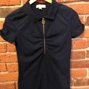 Michael kors zip shirt